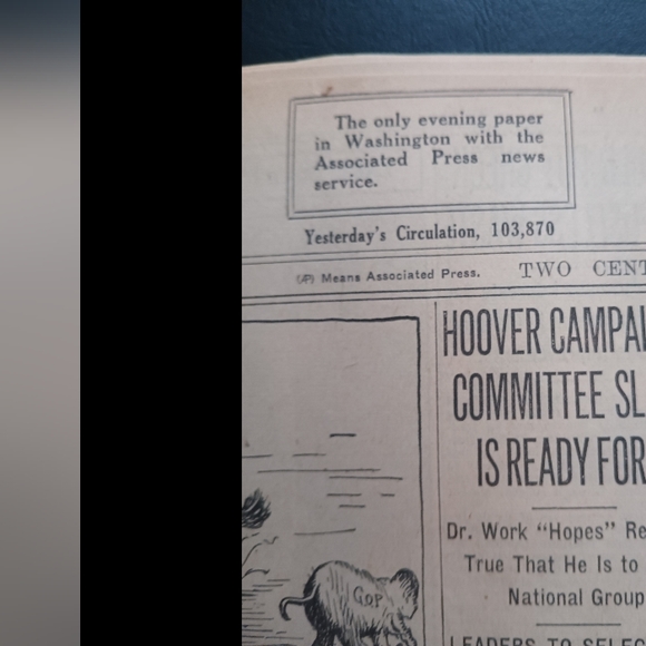 The Evening Star - Washington D.C. June 20, 1928 Original Newspaper - Picture 5 of 13